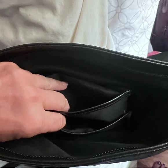 Nicole by Nicole Miller black gold over crossbody - Picture 12 of 12